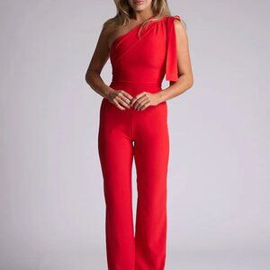 *NEW* Vesper Gracie Red Jumpsuit sz 10